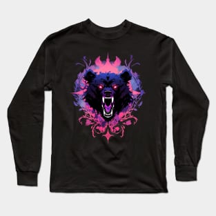 angry bear Long Sleeve T-Shirt